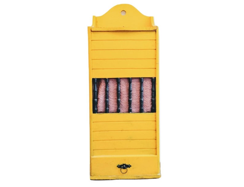 Vintage French Large Yellow Bread Baguette Storage Box Display Etsy