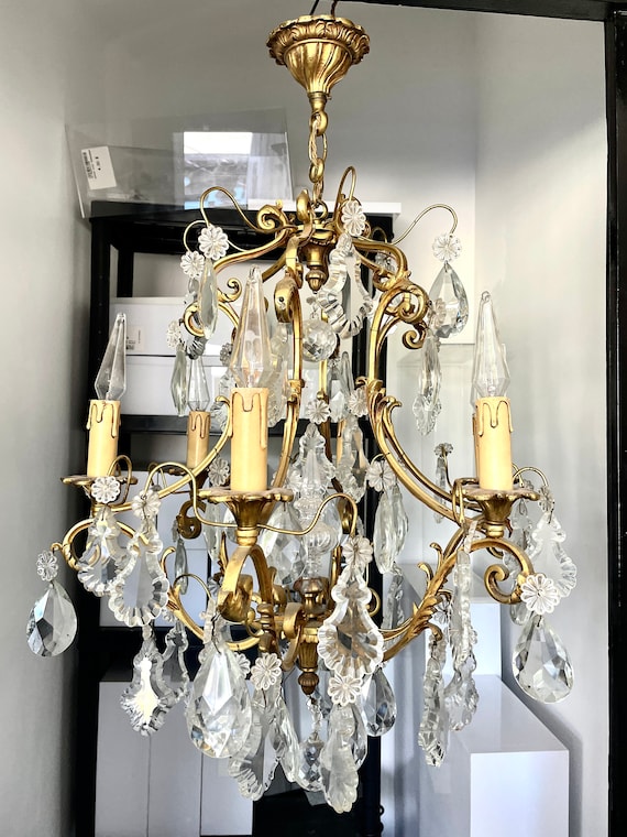 Vintage 2024 metal chandelier