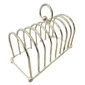 Vintage French Fois Gras Duck Pate Toast Rack Serving breakfast table letter stand display circa 1980/90&#39;s / EVE