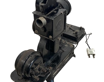 Antique French Paris Pathe Baby Film Projector Eumig Wien P8 Automatic Movie Projector Camera Untested circa 1920's / EVE