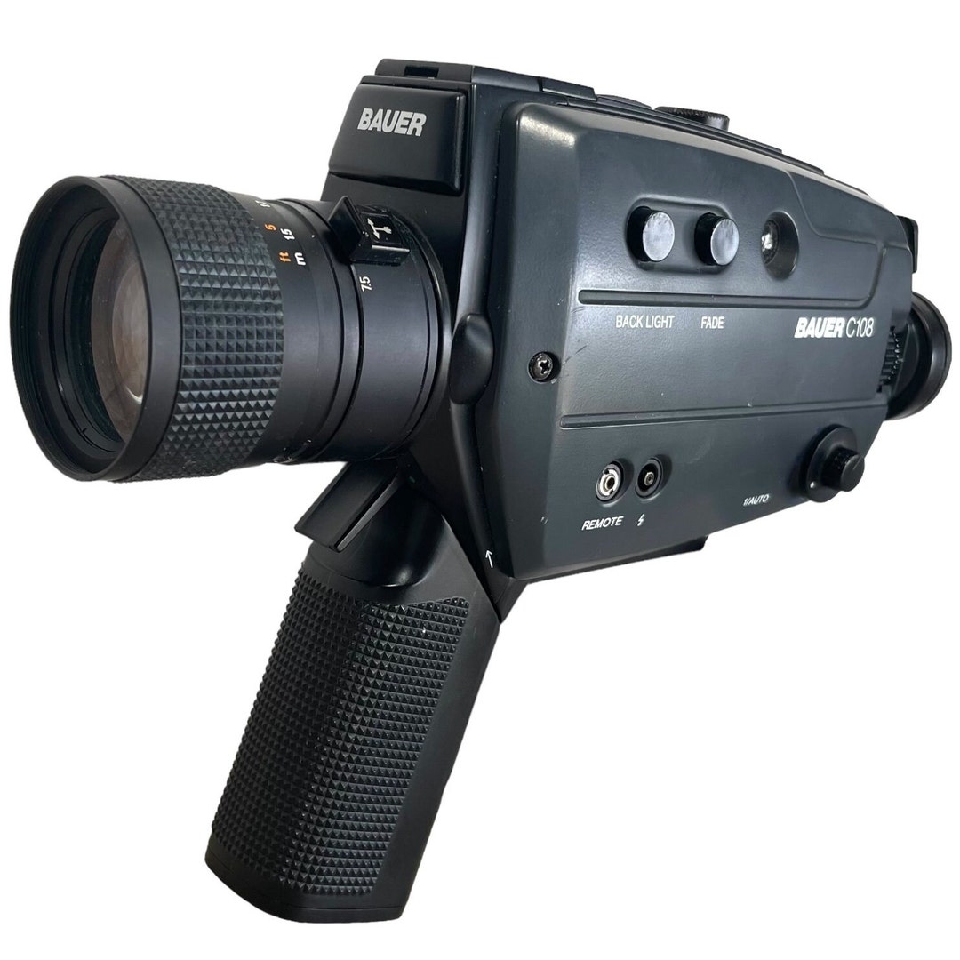 CAMÉRA SUPER 8 Bauer C108 Fonctionne Optique à Nettoyer EUR 25,00