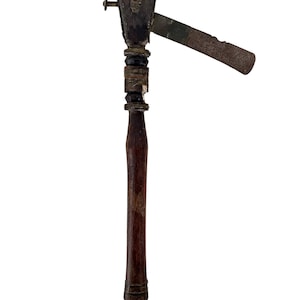 Vintage Wood Metal Cutting Tool Hand Axe Hatchet Handheld Chopping Cutting Hand Traditional Tool circa 1950-60's / EVE