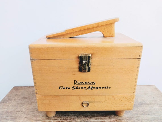 ronson shoe shine box