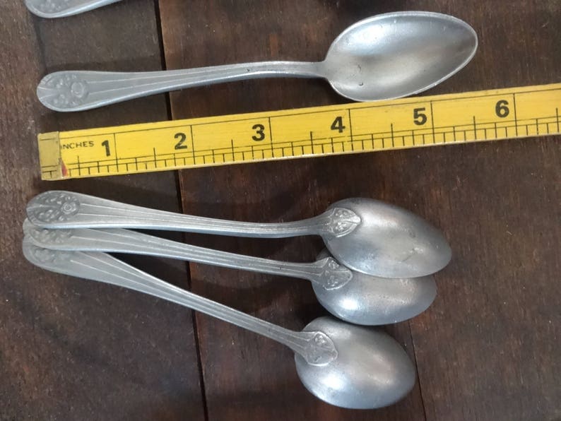 Antique French Small Pudding Spoon Spoons Set of Twelve Old Etsy