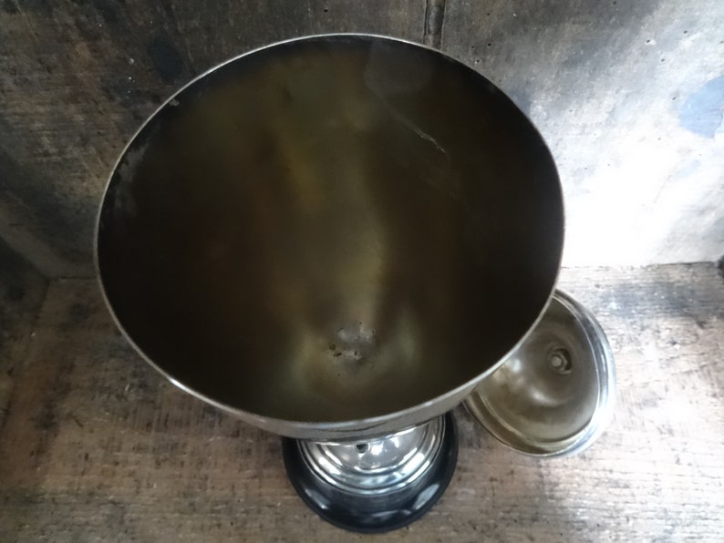 Vintage English large silver plated trophy cup award The Jill Hart Cup Darts Holder circa 1970/'s English Shop