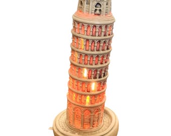 Modellino Torre Di Pisa In Metallo - 15 Cm, Souvenir E Decorazione Per Casa - Foto 14