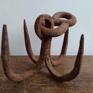 Antique French Iron Butcher Meat Kitchen Hanging Hook Rustic Rural ...