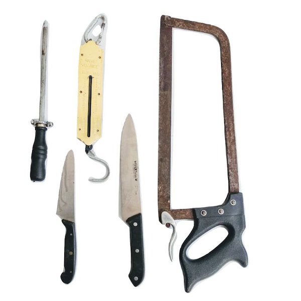 Antique Meat Saw Etsy