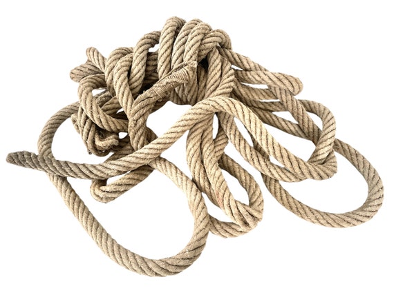 Vintage French Heavy Thick Rope Twelve 12 Metres Banister Tree House Boat Mooring Border C1960 70 s EVE Etsy UK