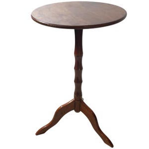 Vintage French Display Plinth Stand Table Wooden Wood Side Stand Shelf Tabouret c1960-70&#39;s / EVE