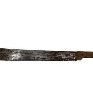 Vintage French Nantes Butcher Large Garden Machete Cleaver Knife Chopper Cutting Decor Rustic Kitchen Traditional c1950-60&#39;s / EVE