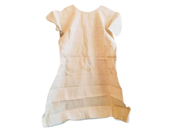 Antique French Linen Hemp Night Shirt Smock Biaude