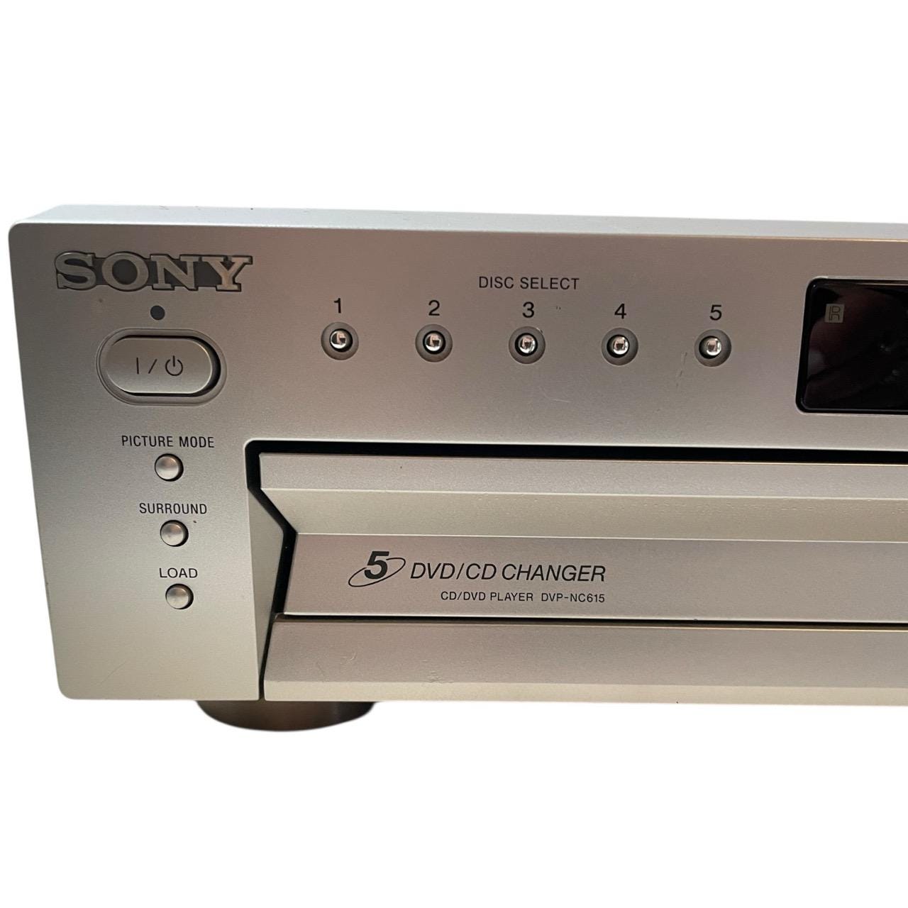 Vintage Sony DVPNC615 Five CD DVD Player Changer Mains Circa 1990