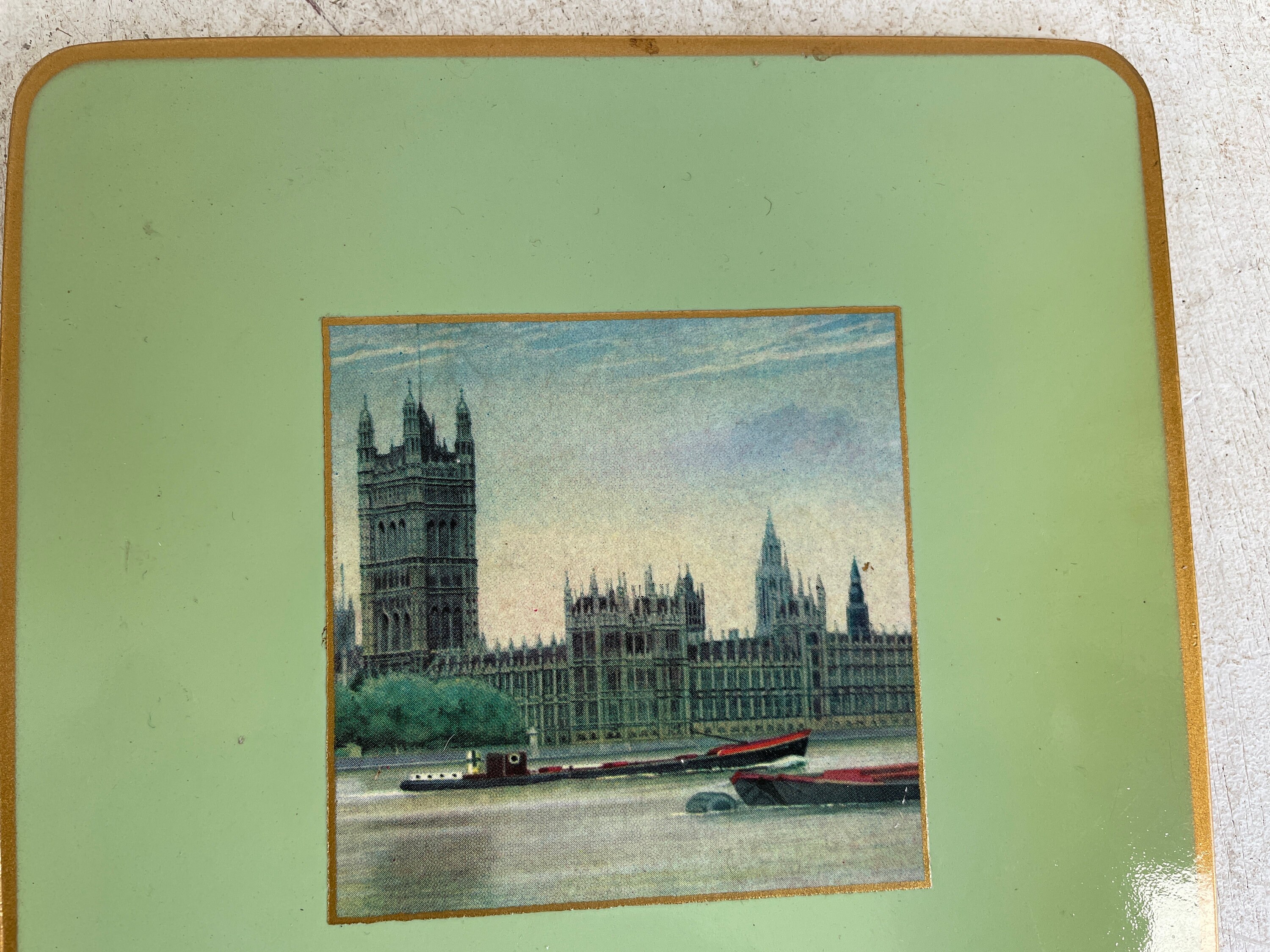 Vintage English London Views Scenes Of London Placemats Place Table