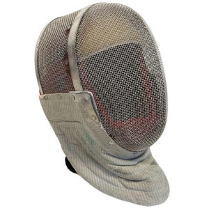 Vintage French Ecoline Duelling Fencing Small Adult Helmet Guard circa 1980-90's / EVE