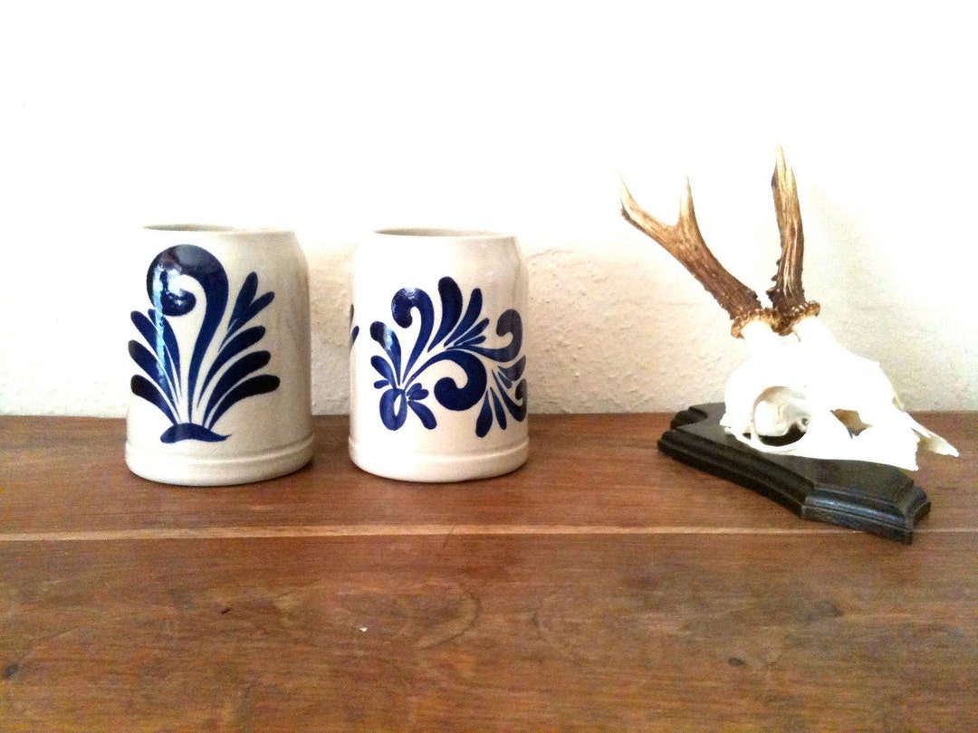 Vintage English Stein Stoneware Mugs Cups Jugs Tankards Circa 1960's ...