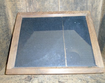 Portamenús francés vintage con doble puerta, prensa de flores, presentación de documentos, preservación, marco de fotos grande, decoración circa 1920 / EVE of Europe