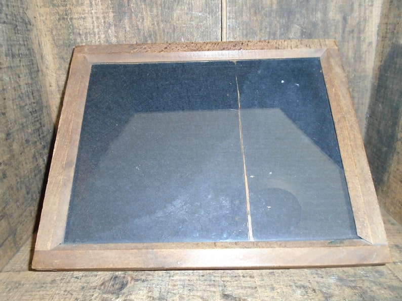 Vintage French Holder Double Door Flower Press Doent Image 0