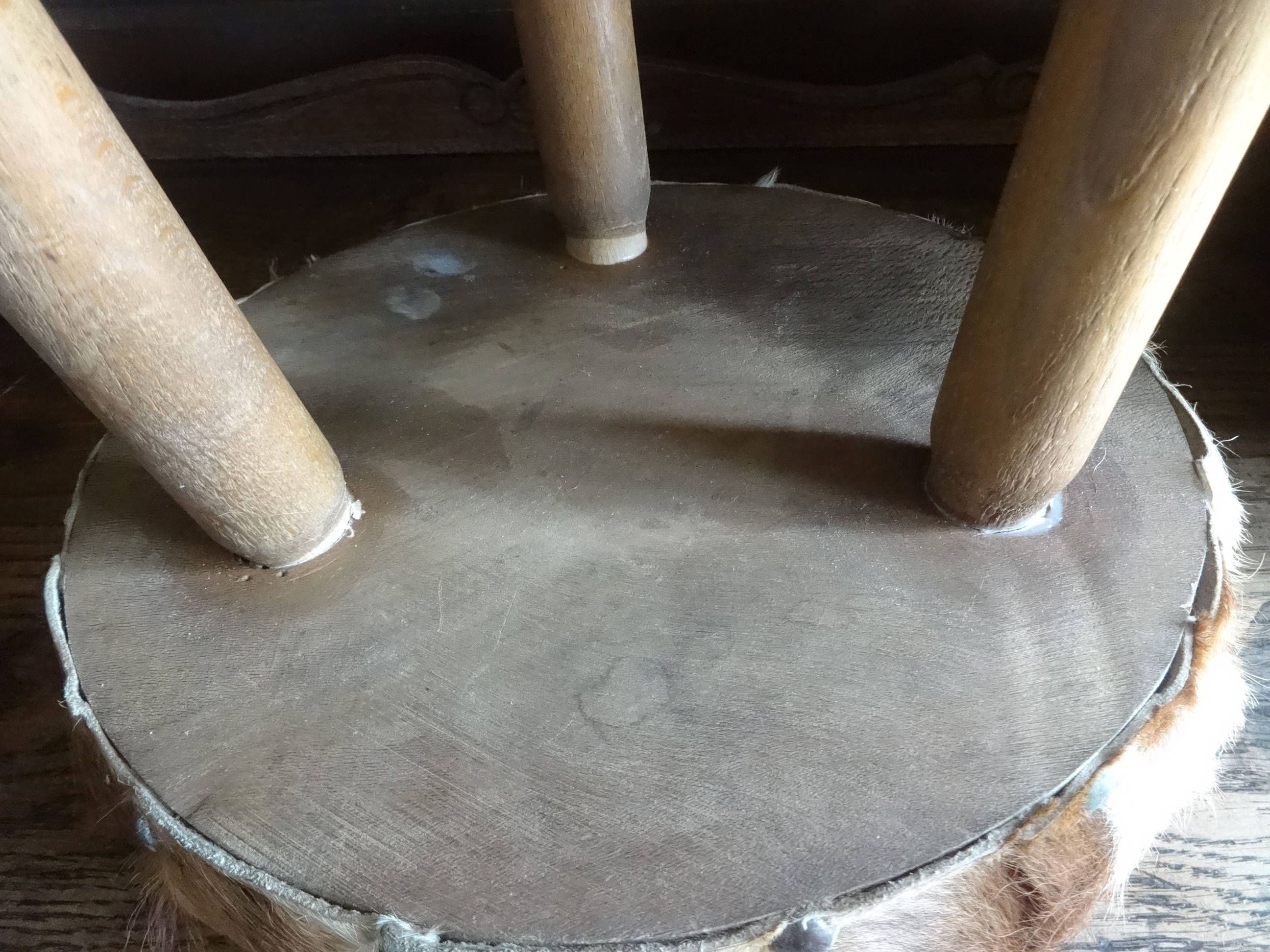 Vintage French Stool Wooden Milking Small Chair Seat Kitchen | Etsy