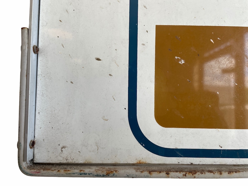 Vintage French Large External Visa Carte Bleue Metal Shop Sign on Stand ...