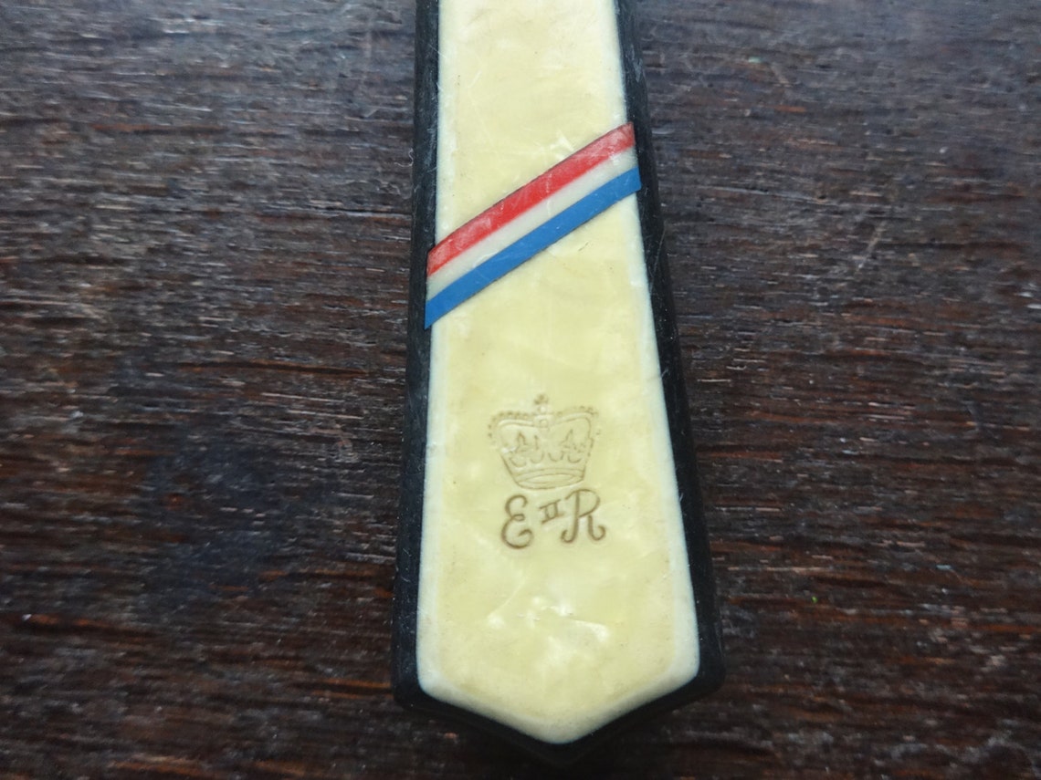 Vintage English Bakelite Royal ER Stainless Cake Knife Slicer Etsy