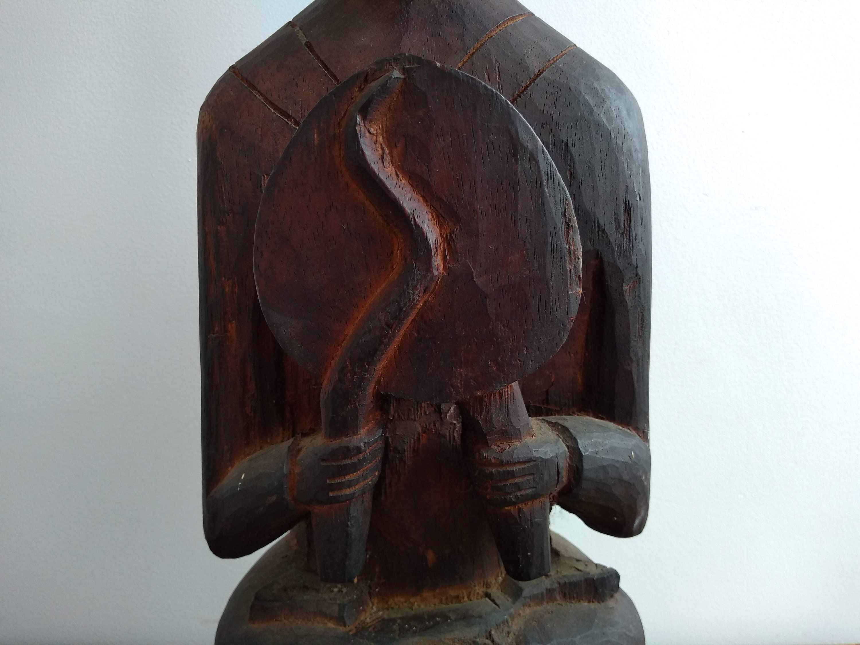 フランス購入　アンティーク　仏像　木彫り？樹脂製？　ビンテージ　ヴィンテージ 61-82j9qM2L._UF894,1000_QL80_.jpg