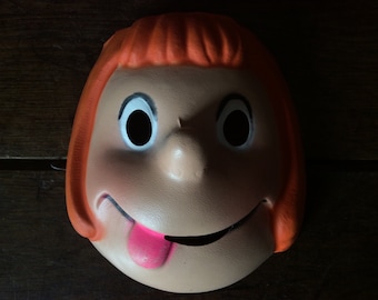 Vintage 1960s French Girl Fancy Dress Mask / EVE of Europe