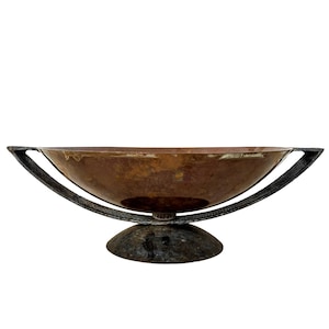 Vintage French Copper Bowl Dish Bowl Display Fruit Centrepiece Display Vase Trinket circa 1970-80&#39;s / EVE