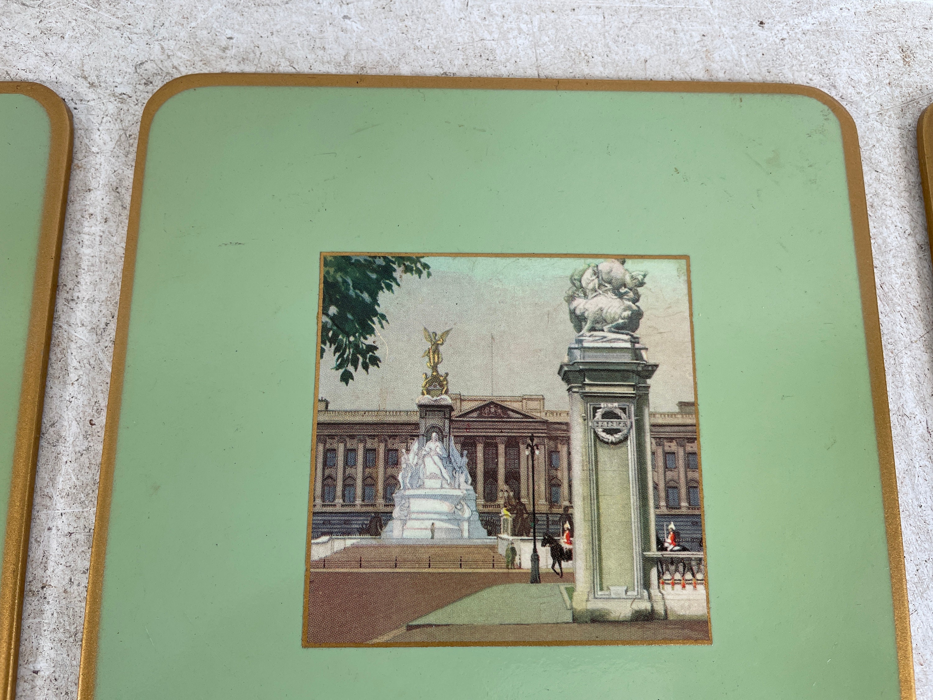 Vintage English London Views Scenes Of London Placemats Place Table