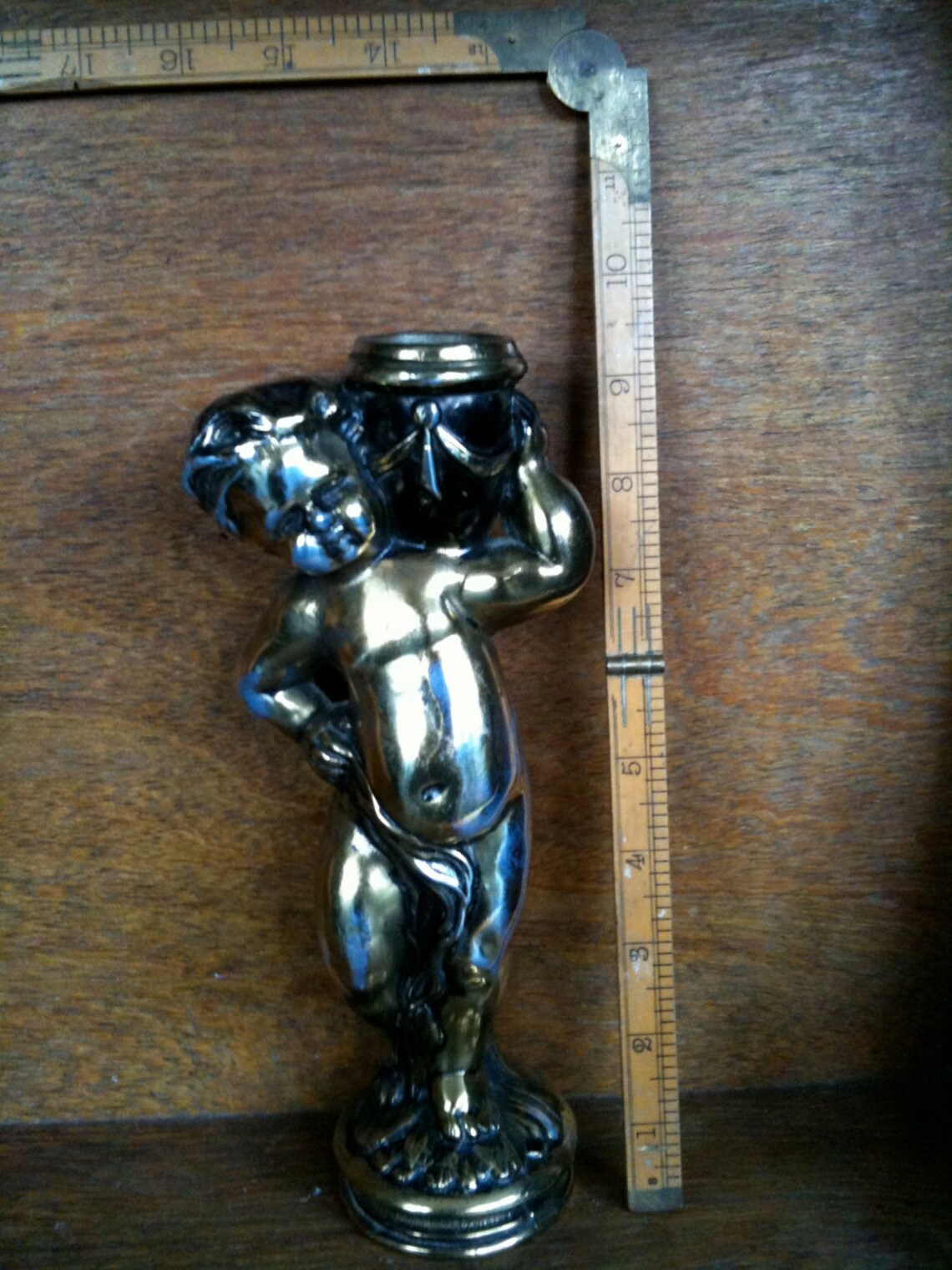 Vintage Angel Metal Figurine Ornament Stand Display Circa Etsy