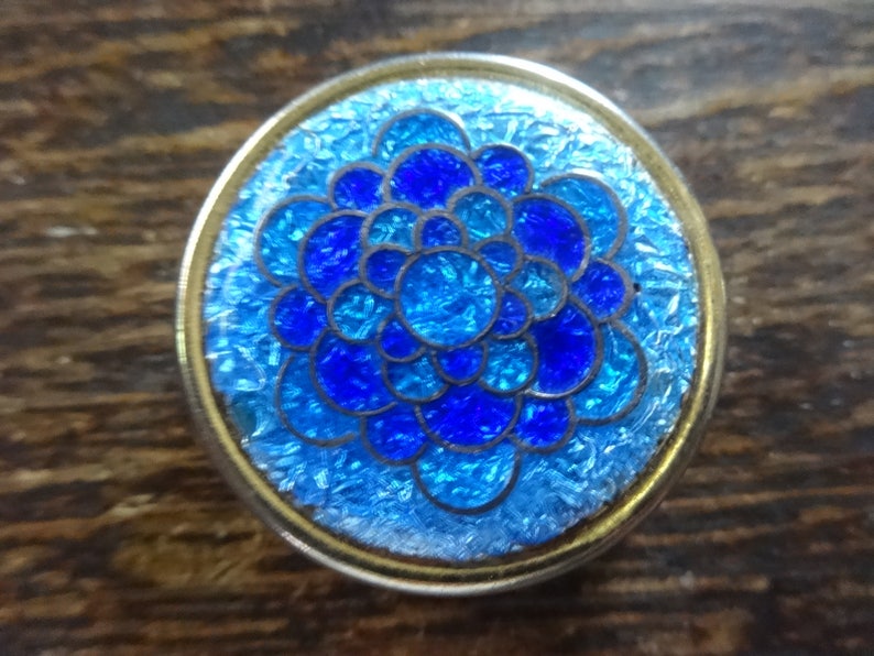 Vintage French Pill Box Ring Jewelry Jewellery Trinket Small Storage Pot Tin Container OTHERS ALWAYS AVAILABLE c1980/'s English Shop
