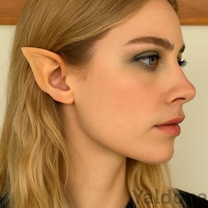 Latex Fairy Pixie Elf Ears Cosplay Accessories |Soft Pointed Prosthetic Tips for LARP, Halloween, Party| Fantasy Ear Prosthetics for Costume