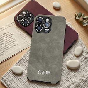 Handmade Phone Case - Personalized Leather Case for iPhone 16, 15, 14, 13, 12, 11, XR, XS, X 8, 7 Plus, Pro, Max, SE, Mini