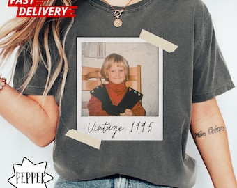 Personalized 30th Birthday Shirt, Custom Photo Comfort Colors Birthday Shirt, 30th Birthday Gift, 40th Birthday Gift, Vintage 1995 Shirt
