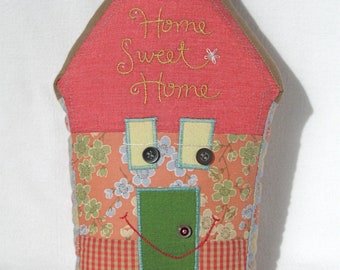 Home Sweet Home house decor, happy house pillow, embellished toss pillow, house warming gift