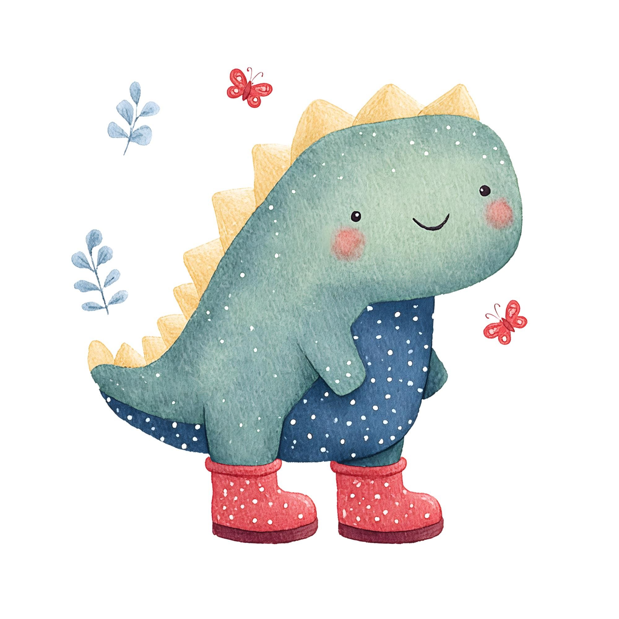 Spring Dinosaur Spring Dinosaur Clipart, Watercolor Dinosaurs Cliparts, Flower Dinos ...