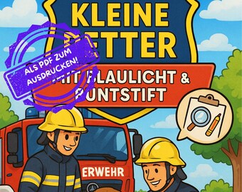 Libro para colorear del Departamento de Bomberos: 35 páginas para imprimir y descargar en PDF.