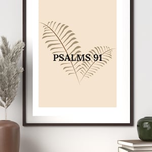 Psalms 91 Wall art