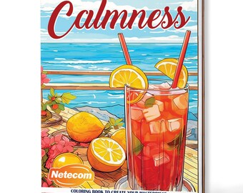 Calmness Coloring Book for Adults – A5 Wooden Hardcover, A4 Paper Hardcover, 30 Relaxing Designs for Stress Relief & Creative Escapes