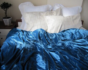 Black Velvet Bedding Etsy
