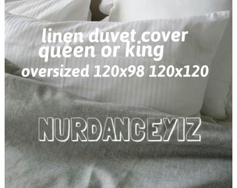 Queen Oversized Super King 120 X 120 120x98 90x98 Inch Duvet Etsy