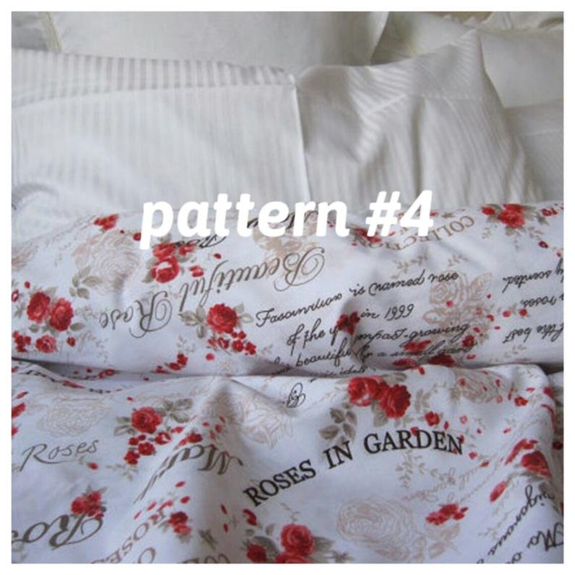 118x114 Palatial king size duvet cover Rose print red floral Etsy