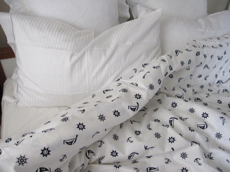 Nautical Bedding Twin XL Duvet coverFullQUEEN Duvet College Etsy
