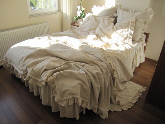 Ivory farmhouse bedding deals