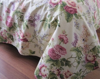 Oversized super KING duvet cover 120x120 120x98 QUEEN pink blue rose roses floral shabby chic bedding purple floral duvet cover Nurdanceyiz