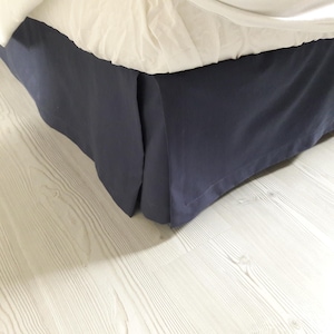Verlengd verlaagd flatpanel geplooid met split hoek jongens slaapzaal rok tweepersoons XL beddenrok split panel college slaapzaal beddengoed 30 36 42 60 stof ruche