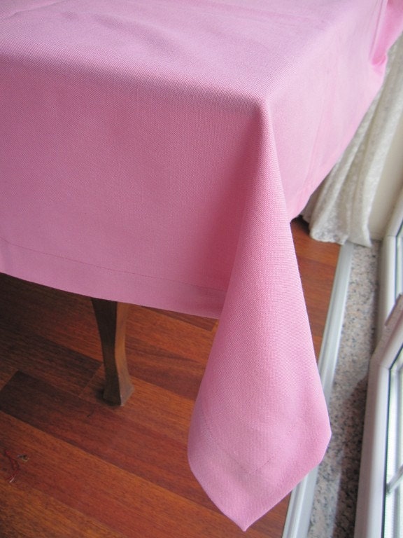 Habitat Linen Tablecloth Table Cloth pink Large 40 x 230 cm Cover Runner 