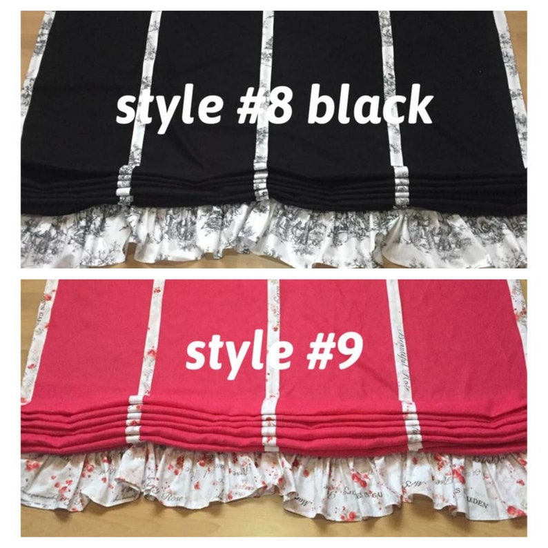 Shabby Chic Homepink Linen Balloon Valance French Country Etsy