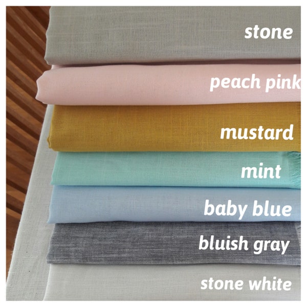 Linen cotton blend-duvet cover XL QUEEN-oversized KING 120x98-120x120 king duvet cover-blue pink mint mustard gray black-Nurdanceyiz bedding