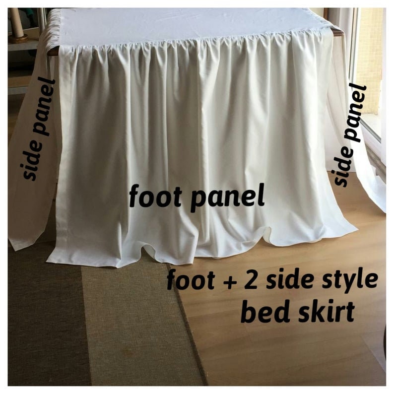 60 Dorm Size Bed Skirt Twin Xl, 36 Inch Drop Bed Skirt Twin Xl